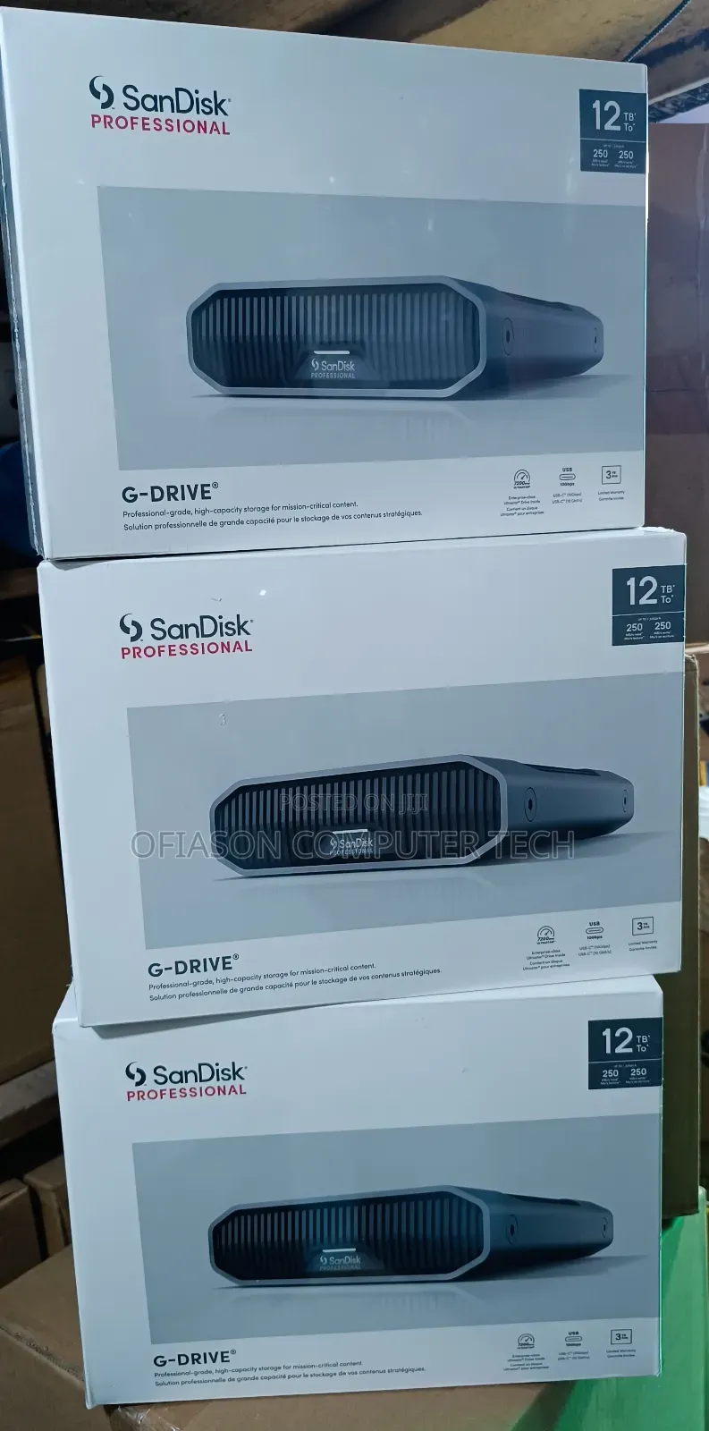 Sandisk Professional G-Drive 12tb