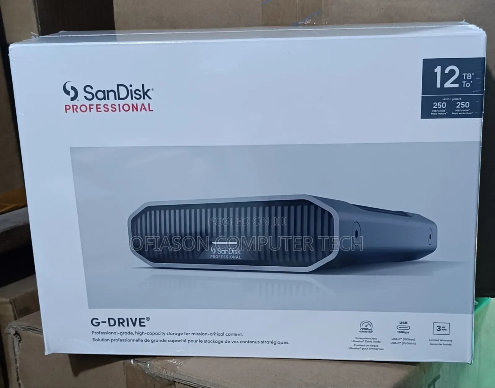 Sandisk Professional G-Drive 12tb
