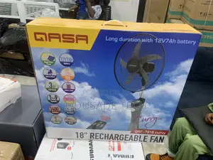Revive With Qasa Rechargeable Fan QRF-7918 Curvy - 18"