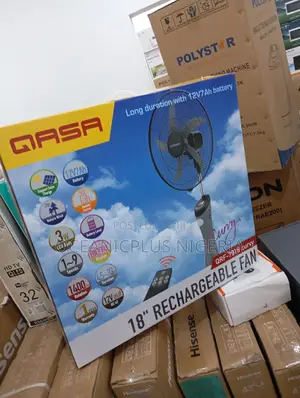 Market Deal QASA Rechargeable Standing Fan