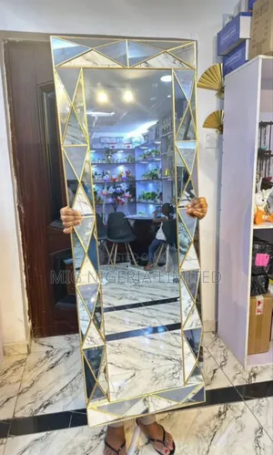 Wall Long Full Le Acleric Mirror Decoaration Gold 138cnx45cm