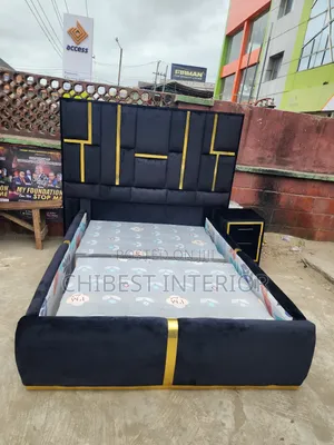 Black 4.5by6 Bed Frame