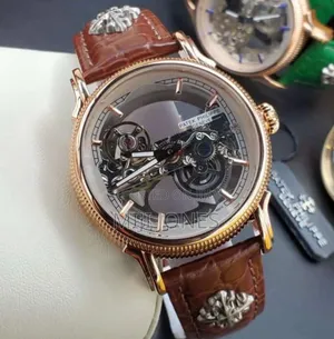 Patek Philippe Leather Strap Hollow