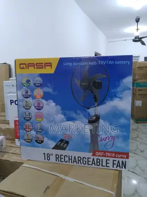 Branded QASA 18" Rechargable Fan -QRF-7918