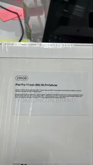 New Apple iPad Pro 11 (2024) 256 GB Black