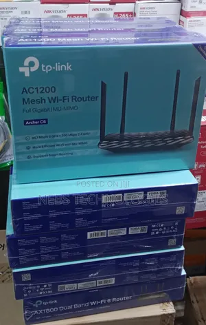 Tp-Link Ac 1200 Archer C6 Full Gigabit Mu-Mimo Router
