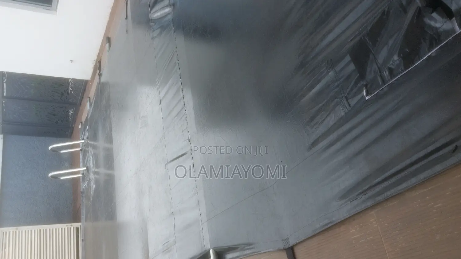 Swimming Pool Cover With Solid Galvanised Iron