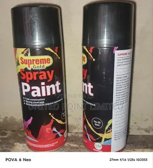 Spray Paint Black Abj