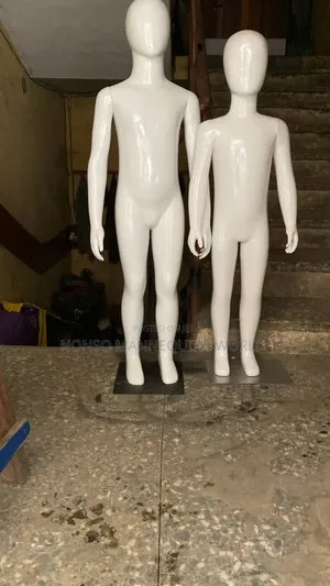Age 5 Years Upwards Unisex Glossy White Kiddies Mannequin
