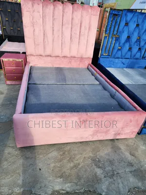 A Bed Stand With a Side Drawer, 4.5by6.
