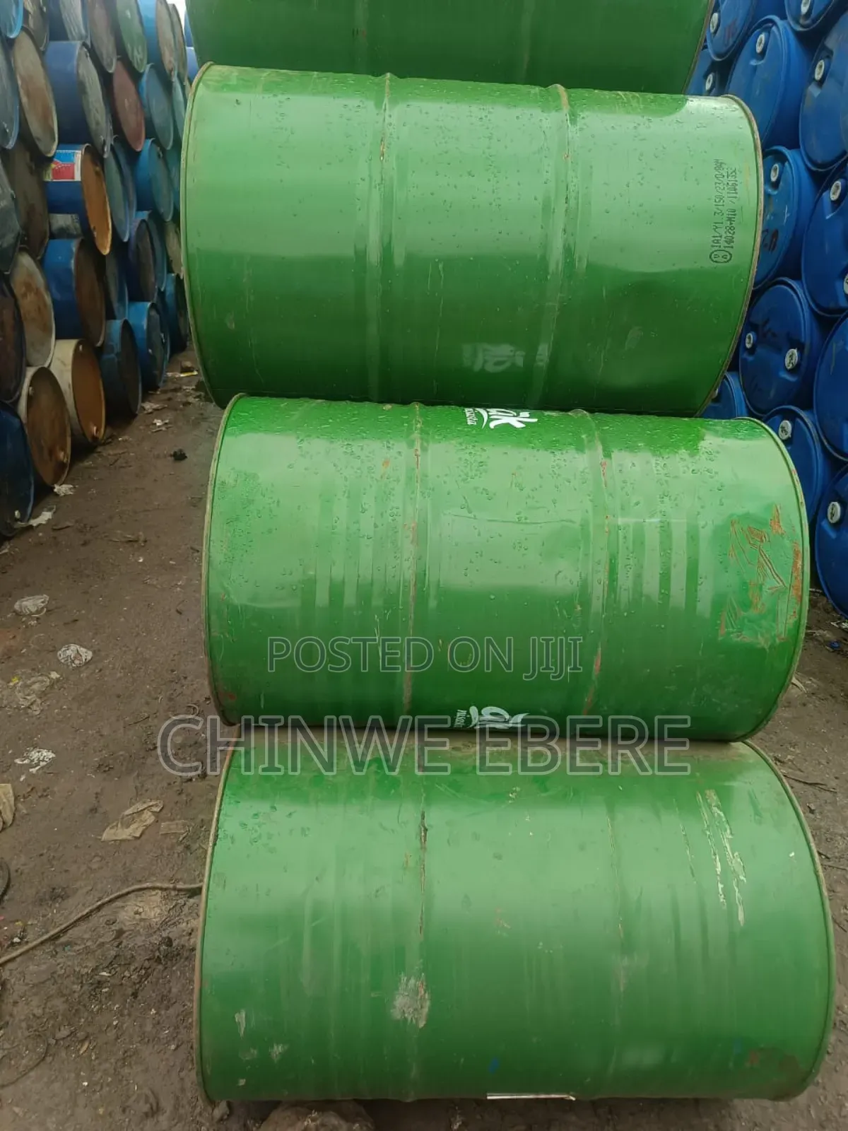 Empty Iron Drums