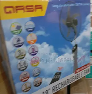 Well Produced QASA Rechargeable 18inches Fan