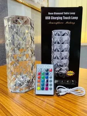 Rechargeable USB Crystal Table Touch Lamp