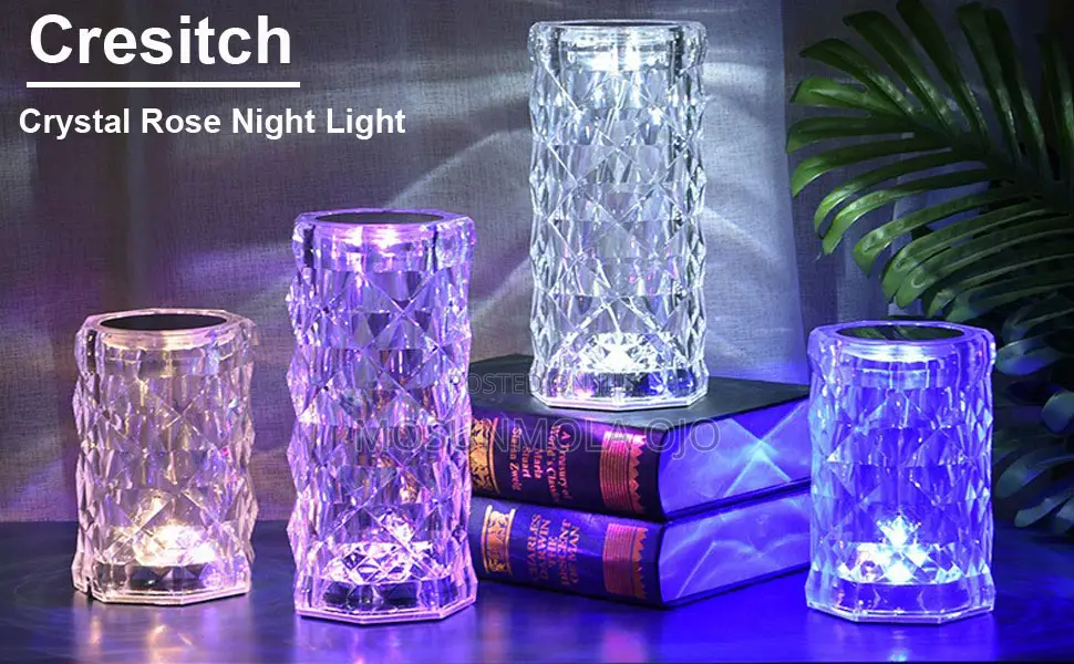 Rechargeable USB Crystal Table Touch Lamp