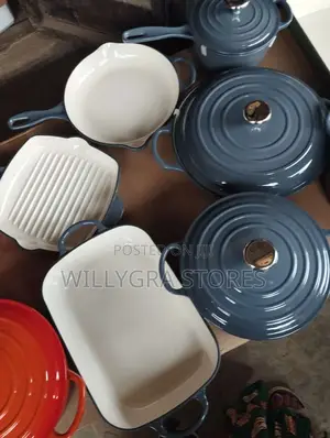 7 Set Quality Cast Iron Pots