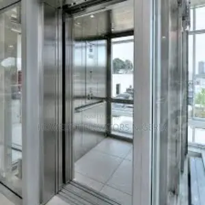 5 Floors 5 Stops 800kg Stainless Steel 12 Commercial Elevato