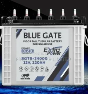 Blue Gate Vigor Tall Tubular 12v220ah Battery