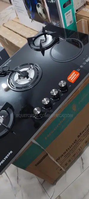 Polystar Superb 4 Gas Burners 1 Electric in-Built Gas Hob