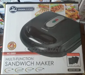 MASTERCHEF Sandwich Maker 3 in 1 Toaster/Waffle/Grill