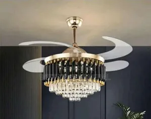 Exclusive High Quality Crystal Light Fan