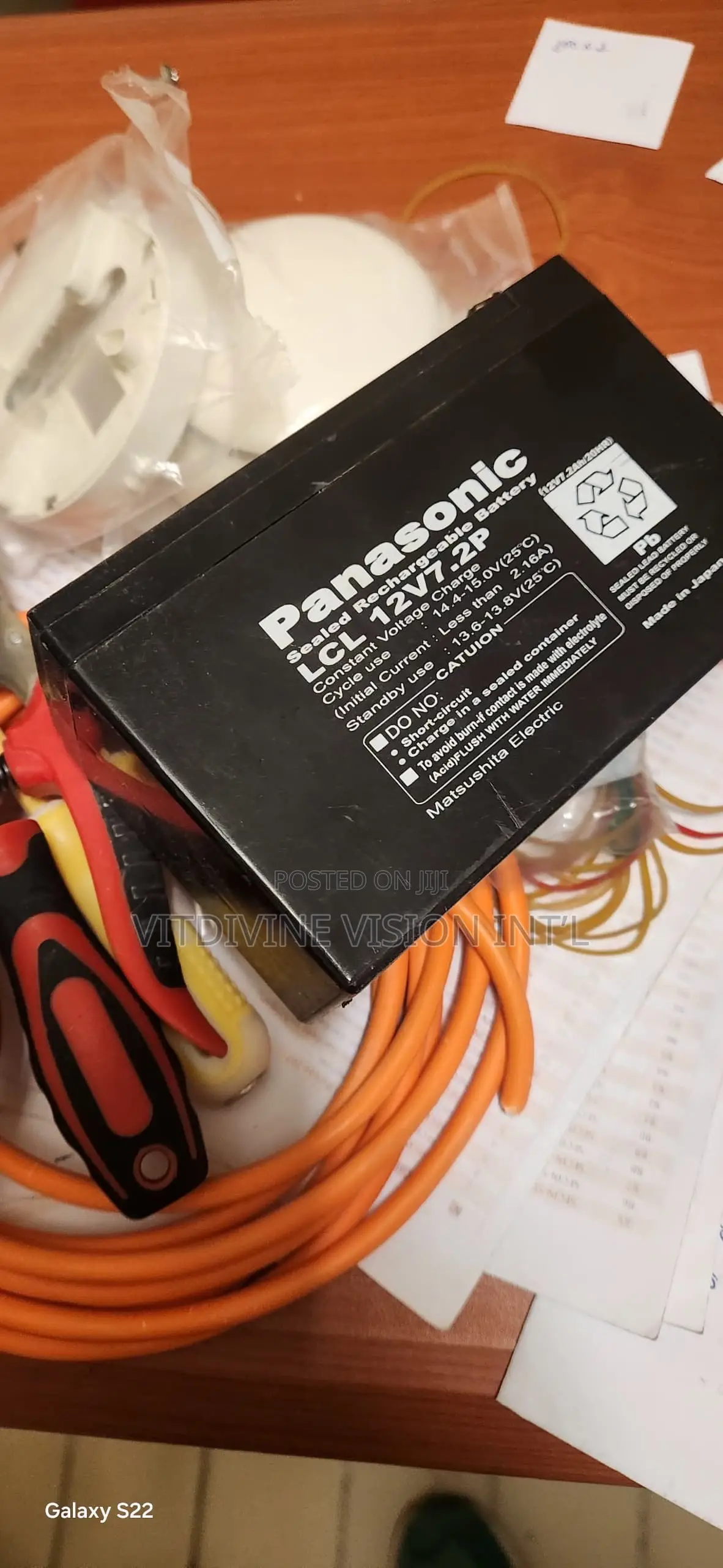 Panasonic Ups Battery 12/7ah