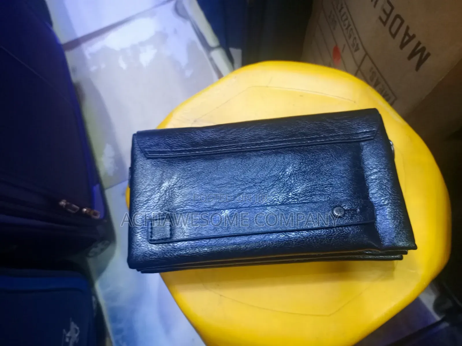 Leather Ampit Poche