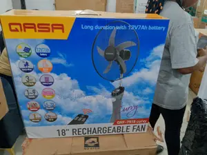 Portable Qasa 18'' Rechargeable Standing Fan