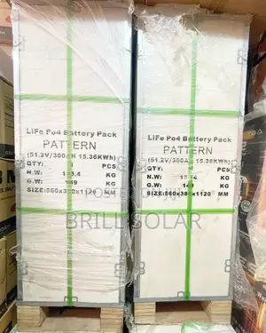 15.36kwh, 51.2v Pattern Solar Lithium Battery