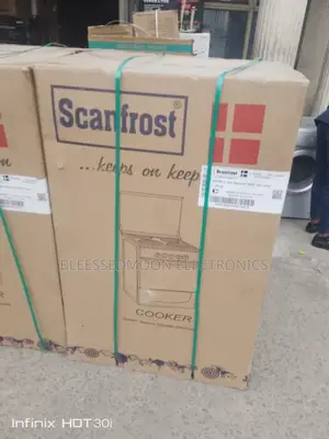 Scanfrost Standing Cooker 4 Buner Gas Cooker 2 Years W