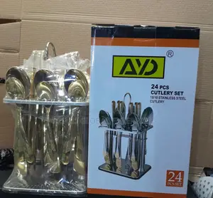 AYD Stainless Cutlery Set - 24pcs