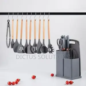 Silicone Non Stick Cooking Spoon and Knife Set