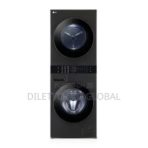 LG 13/10kg Front Load Wash Tower Washing Machine