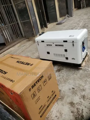 Retech Diesel Soundproof Generator 15kva Model RDG20000ES