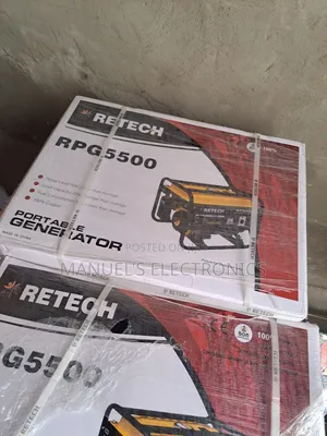 ○●Retech 3.5kva Petrol Generator Model Rpg5500m 100% Copper