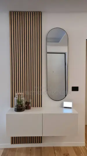 Fluted Dressing Mirror