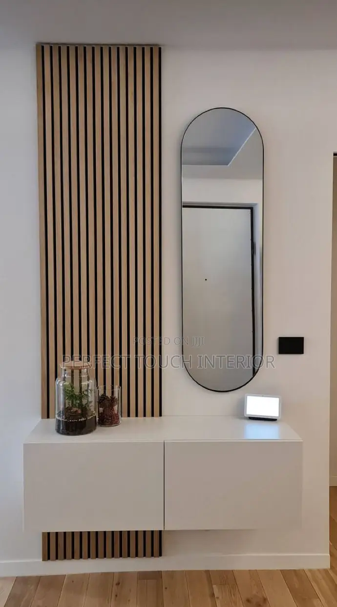 Fluted Dressing Mirror