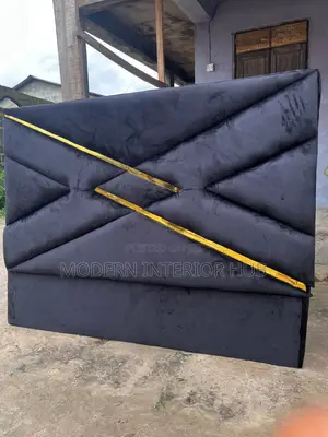 Black Color With a Unique Style Bedframe