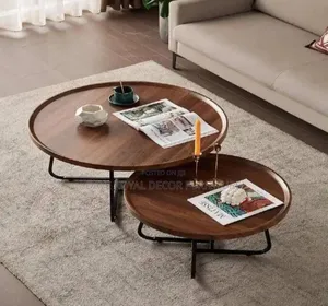 Quality Brown Color Wood Top Center Table.