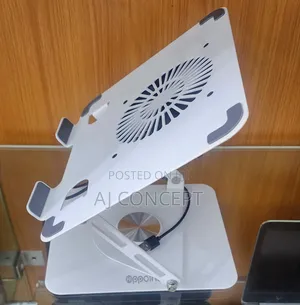 Laptop Foldable Stand With Cooling Fan