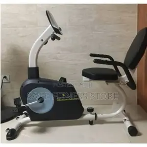 Semi-Commercial Stationary Recumbent Ergometer Exercise Bike