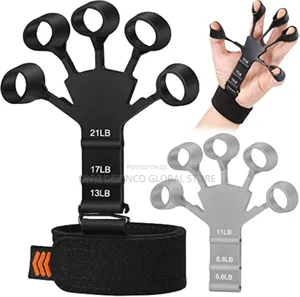 Hand Grip Strengthener Adjustable Finger Trainer Exerciser