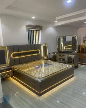 Turkish Bed Frame New Design With Spring Mattress