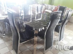 Black Marble Dinning Set