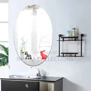Self-Adhesive Tile Sticket Oval Acrylic Mirror