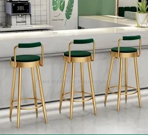 Classic Gold Color Barstool Swivel.