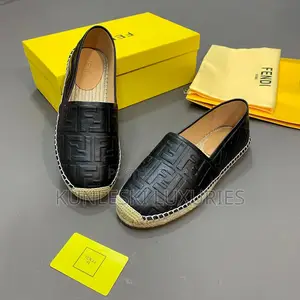 Original Fendi Espadrilles Casual Loafers Shoe