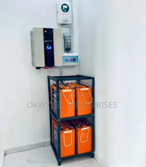 (4) Indian Tall Tubular Battery With 7.5kva Hybrid Inverter
