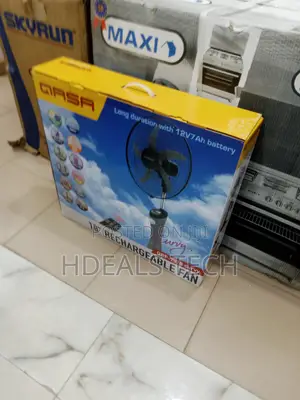 The Good Rechargeable Standing Fan 18 Inches | Qasa
