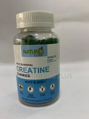 Nature's Cure Creatine Gummies for Body Mind Stay Stronger