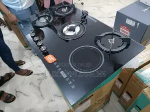 The New Standard Polystar 4burner Gas Cooker and 1 Hot Plate